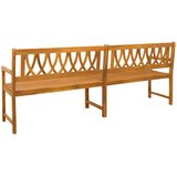  Vanjska klupa Prirodna 220 x 55,5 x 90 cm Čvrsto drvo akacije | shoptok.hr