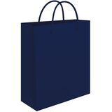  VREĆICE UKRASNE 34X39X10CM SJAJNA PLASTIFIKACIJA FORNAX PLAVE | shoptok.hr