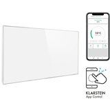 Klarstein Wonderwall 600 Smart, infracrvena grijalica, 60 x 100 cm, 600 W, tjedni timer, IP24, bijela | shoptok.hr
