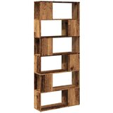 vidaXL Knjižna omara/pregrada starinski les 80x24x186 cm | Shoptok.si
