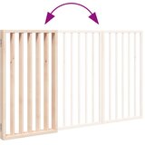  Vrata za pse Sklopiva 3 Panela 150 cm Drvo Topole | shoptok.hr