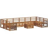  Set vanjskih sofa 11 kom. Prirodna | Shoptok.si