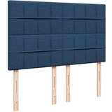 vidaXL Krevet s oprugama i madracem plavi 140x200 cm od tkanine | shoptok.hr