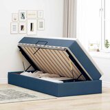  Krevet s madracem i skladištem Plava 90 x 200 cm Poliester | shoptok.hr