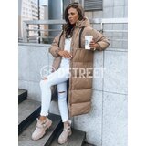 DStreet Ocieplana zimowa kurtka damska COZYSEASON ciemnobeżowa | Shoptok.si