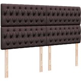 vidaXL Krevet s oprugama i madracem tamnosmeđi 180x200 cm tkanina | shoptok.hr