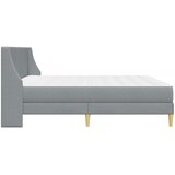  Okvir kreveta s madracem Svijetlo siva 200 x 200 cm Poliester | Eponuda.com