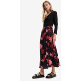 Desigual Haljina roza / vatreno crvena / crna | shoptok.hr