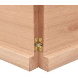 Stolna ploča svjetlosmeđa 140 x 50 x 4 cm tretirana hrastovina | shoptok.hr