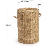 Kave Home Košara za rublje od vodenog zumbula u prirodnoj boji Yessira – | shoptok.hr