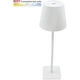 Mitea Lighting Stona lampa bela 2W IP20 LED TOUCH dimmable + 3CCT 3000-6000K DC5V LED M6002-W Cene