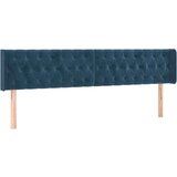  S oprugama i madracem tamnoplavi 200x200 cm baršunasti | shoptok.hr