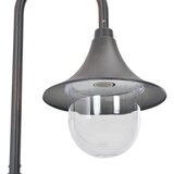 vidaXL vrtna stupna svjetiljka od aluminija E27 120 cm brončana | shoptok.hr