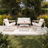 Bessagi Garden Lounge Garnitura Lara, 4-Delno, Krem Cene