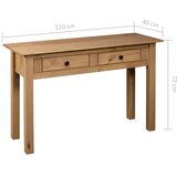  Konzolni stol od masivne borovine 110x40x72 cm asortiman Panama | shoptok.hr