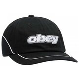Obey Kape s šiltom rewind 6 pnl velcro back Črna Cene