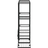  Stalak za cvijeće s kotačima 94,5x24,5x91,5 cm crni željezni | Eponuda.com