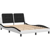  Okvir kreveta bez madraca Zadar bijelo-crni 140x190 cm umjetna koža | shoptok.hr
