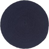 Podmetači 4 kom obični / mornarski plavi 38 cm okrugli pamučni | shoptok.hr