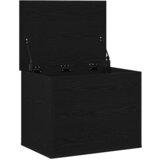  Kutija za spremanje s pohranom Crni hrast 60 x 42 x 46 cm | shoptok.hr