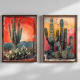 Wallity dekorativna slika HUM114, 50x70x3,5cm, 2 dela Cene