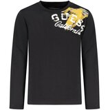 Guess Jeans dječja majica dugih rukava s printom crna Cijene