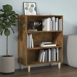 vidaXL komoda dimljeni hrast 69,5x32,5x90 cm konstruiran les Cene