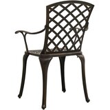  3-dijelni bistro set od lijevanog aluminija brončani | shoptok.hr