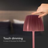  LED prigušiva punjiva stona lampa LED/2,7W/5V 3000-6000K 1800 mAh braon | Eponuda.com