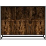  Komoda dimljeni hrast 100x35x76 cm konstruirano drvo | shoptok.hr