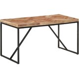  Blagovaonski stol 140 x 70 x 76 cm masivno drvo bagrema i manga | shoptok.hr