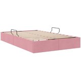  Otomanski krevet s pohranom Ružičasta 120 x 200 cm Baršun | shoptok.hr