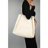 LuviShoes klos cream floater Women's shoulder bag