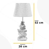 Lesnina XXXL NAMIZNA SVETILKA 26/52 cm | Shoptok.si