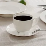 Set Šoljica za kafu i tanjirića Suntun Classic, 18 delova, Beli