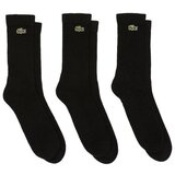 Lacoste Sport 3 Pack High Cut Socks Black/Black/Black Crna Cijene