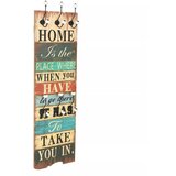 Vješalica za kapute sa 6 kuka "HOME IS" 120 x 40 cm Cijene