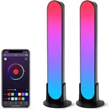 pametna led svetlobna letvica – rgb osvetlitev z glasbeno sinhronizacijo odprta embalaža