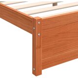  Konstrukcija postelje Voskast rjav 205.5 x 95.5 x 51 cm, (5000123658) | Shoptok.si