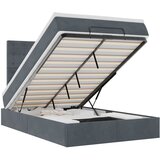 Maison Chic Otomanski Posteljni okvir - Dvoposteljna postelja - Zakonska postelja z vzmetnicami siv 120x200cm žamet-J1063, (21768167) | Shoptok.si