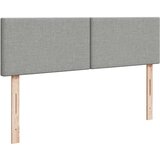  Krevet s oprugama i madracem svjetlosivi 140x190 cm od tkanine | shoptok.hr