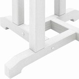  Set bar stolova za vrt 3 pcs Bijelo HDPE | shoptok.hr