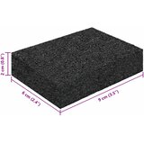  Gumenasti granulatni vanjski pod 25 pcs Crna 9 x 6 x 2 cm Guma | shoptok.hr