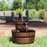  Vodena fontana s crpkom 44,5 x 44,5 x 58 cm od masivne jelovine | shoptok.hr