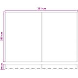  Povlačivi tende Svijetlo siva i bijela. 400 × 300 cm | shoptok.hr