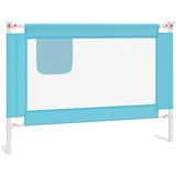  Sigurnosna ograda za dječji krevet plava 90 x 25 cm od tkanine | shoptok.hr