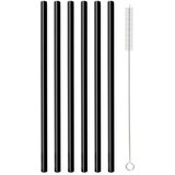 Vialli Design Set od 6 crnih staklenih slamki , dužina 20 cm Cijene