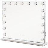 Brilagi LED prigušiva make-up ogledalo HOLLYWOOD LED/15W/230V 60x50 cm bela Cene