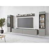 XXXL Dnevni Regal Vera I, Siva Z Osvetlitvijo, 4-Delni | Shoptok.si