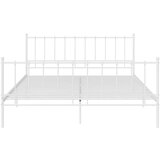  Za krevet bijeli metalni 180 x 200 cm | shoptok.hr